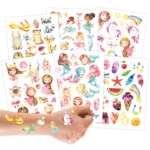 Lasten tatuoinnit - 6 arkkia, 100 lasten tatuointia - Papierdrachen